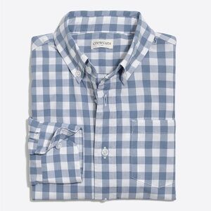 J. Crew Boys' long-sleeve flex patterned washed shirt